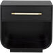 Tarrant 28 X 26 inch Black Night Stand